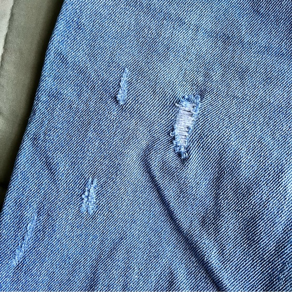 hollister • ripped high rise dad jeans - Picture 10 of 15